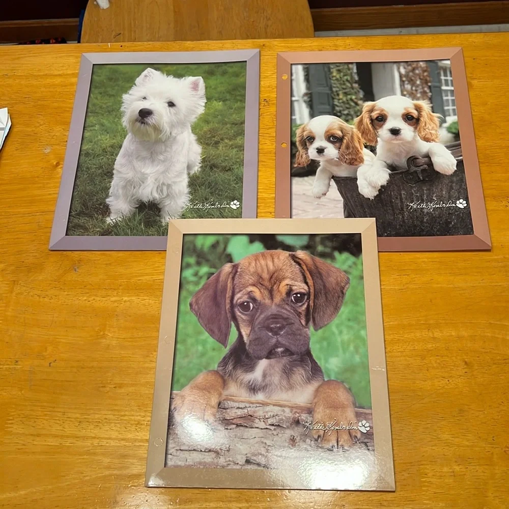 Vintage Keith Kimberlin Puppy Folders. New